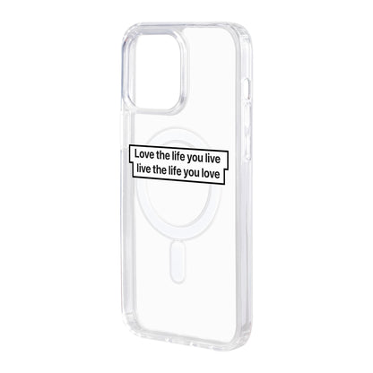 LOVE THE LIFE-iPhone 15 Pro Max Solid Kılıf MagSafe Özellikli
