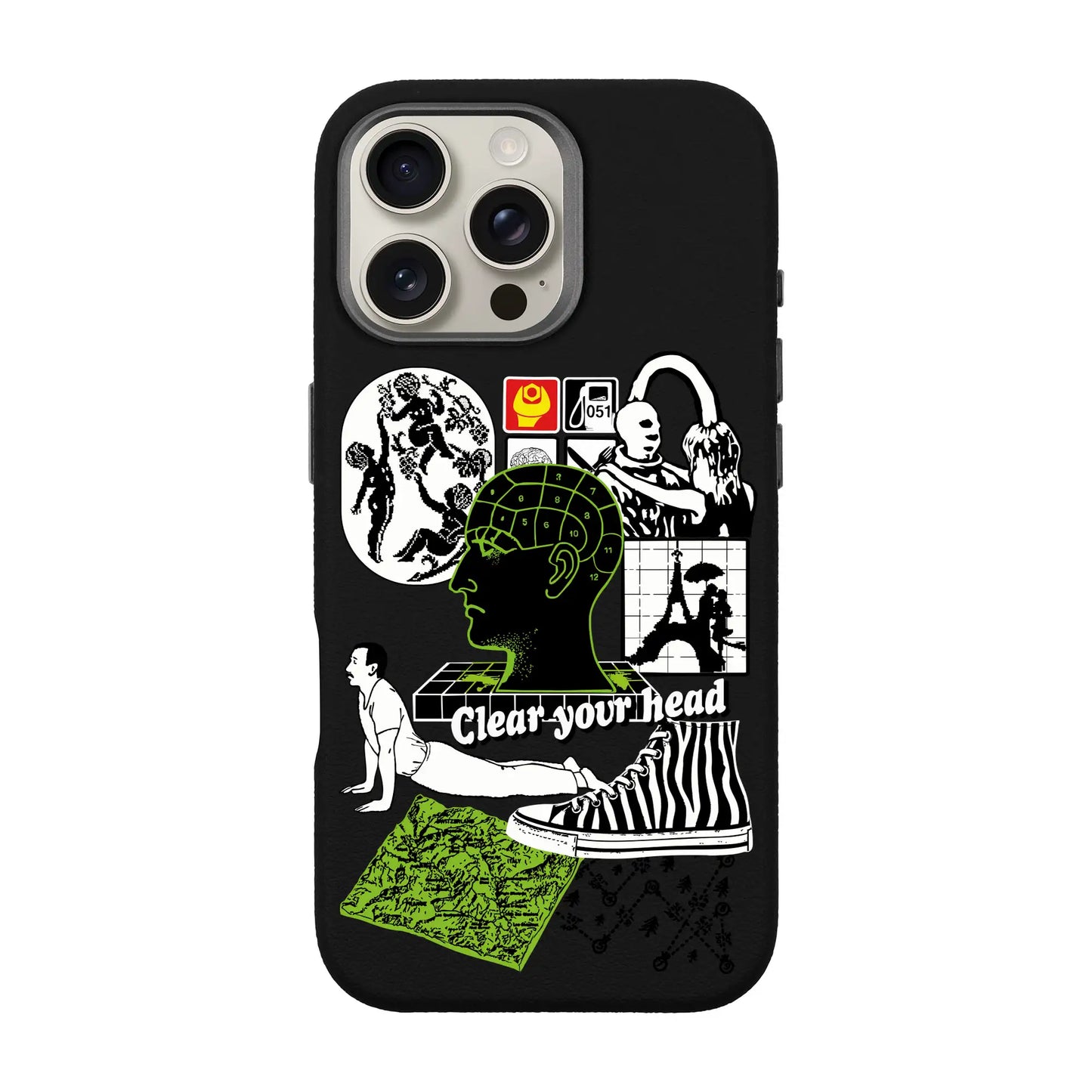 CLEAR YOUR HEAD-iPhone 16 Pro Max Leather Premium Kılıf MagSafe Özellikli