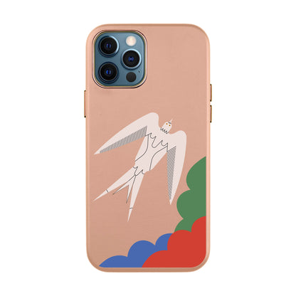 L’OISEAU LIBRE-iPhone XR Leather Kılıf