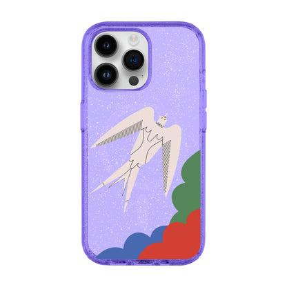 L’OISEAU LIBRE-iPhone 14 Pro Max Shiny Kılıf MagSafe Özellikli