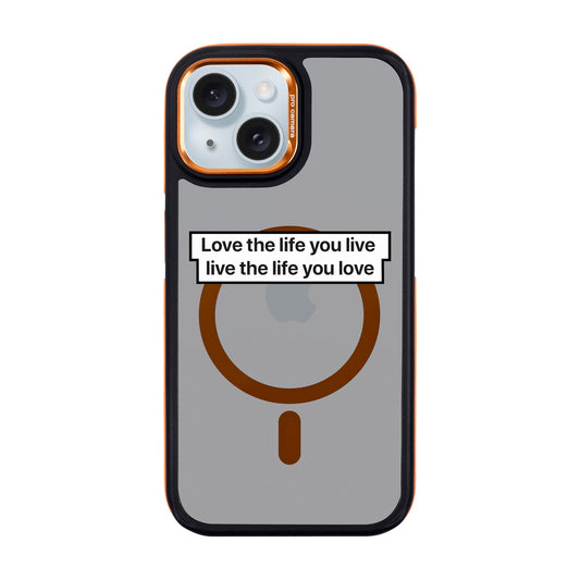 LOVE THE LIFE-iPhone 15 Dark Kılıf MagSafe Özellikli