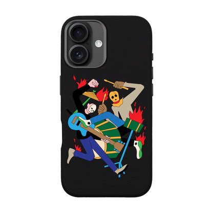 MONSTER MASH-iPhone 16 Leather Premium Kılıf MagSafe Özellikli
