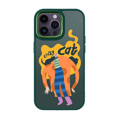 CRAZY CAT-iPhone 14 Pro Max Proof Kılıf