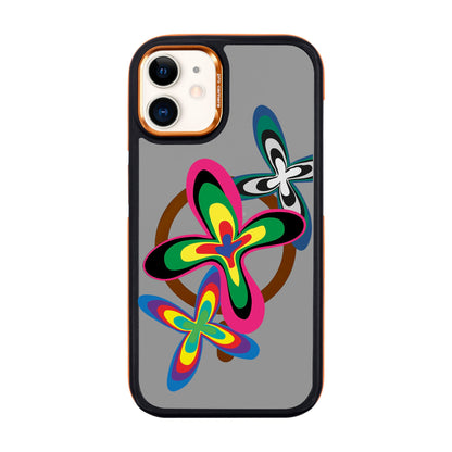 COLOR FLOWER-iPhone 11 Dark Kılıf MagSafe Özellikli
