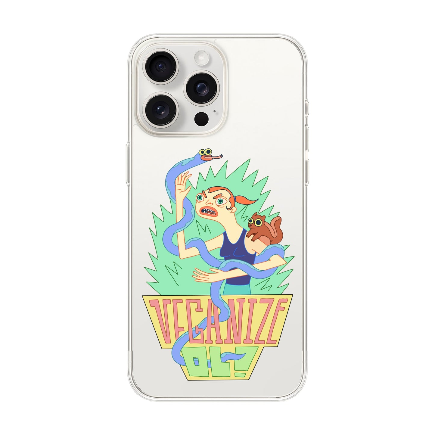VEGANİZE-iPhone 15 Pro Max Solid Kılıf