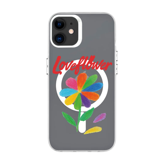 LOVE FLOWER-iPhone 12 Hold Kılıf MagSafe Özellikli