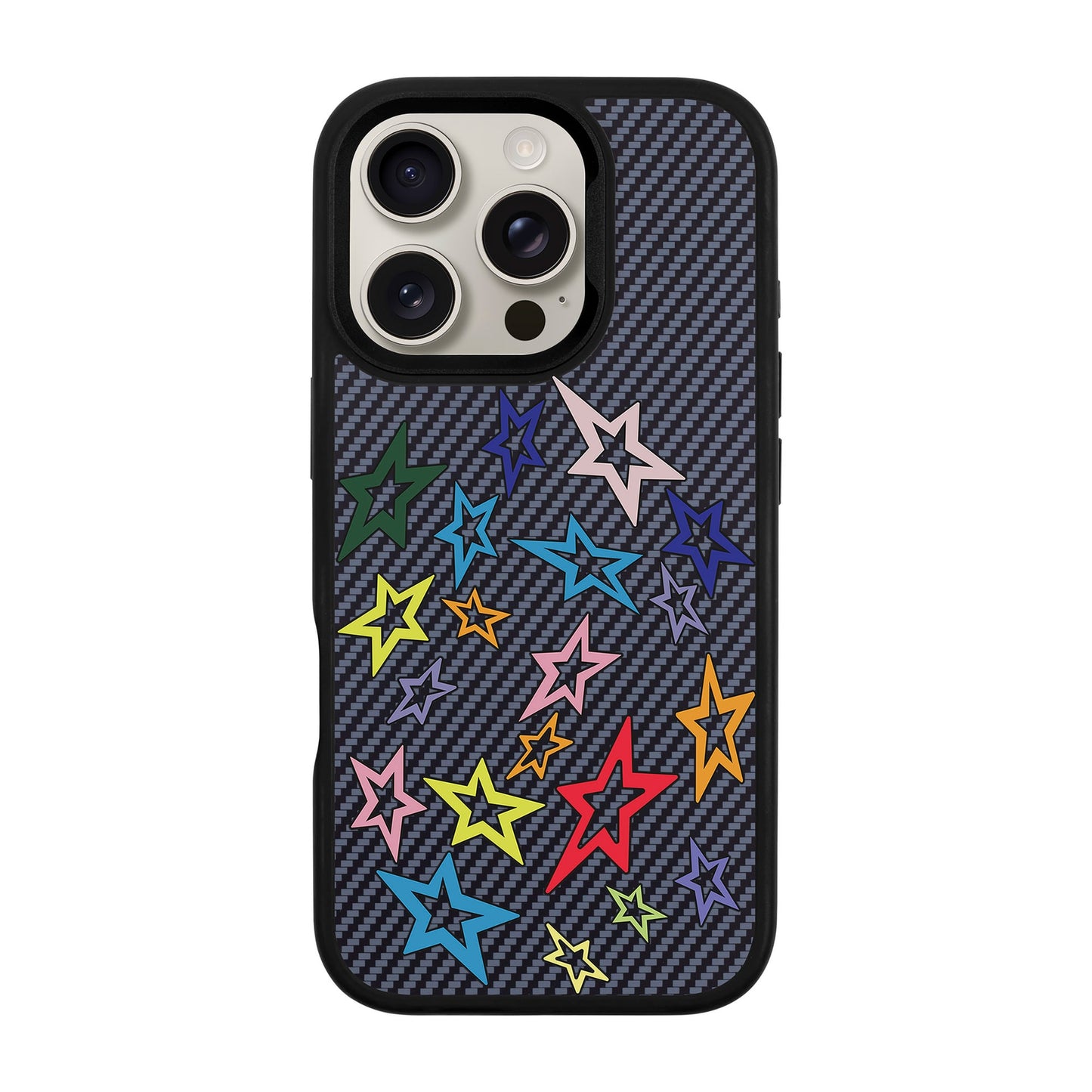 STAR-iPhone 16 Pro Plaid Kılıf MagSafe Özellikli