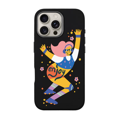 ENJOY-iPhone 16 Pro Max Leather Premium Kılıf MagSafe Özellikli