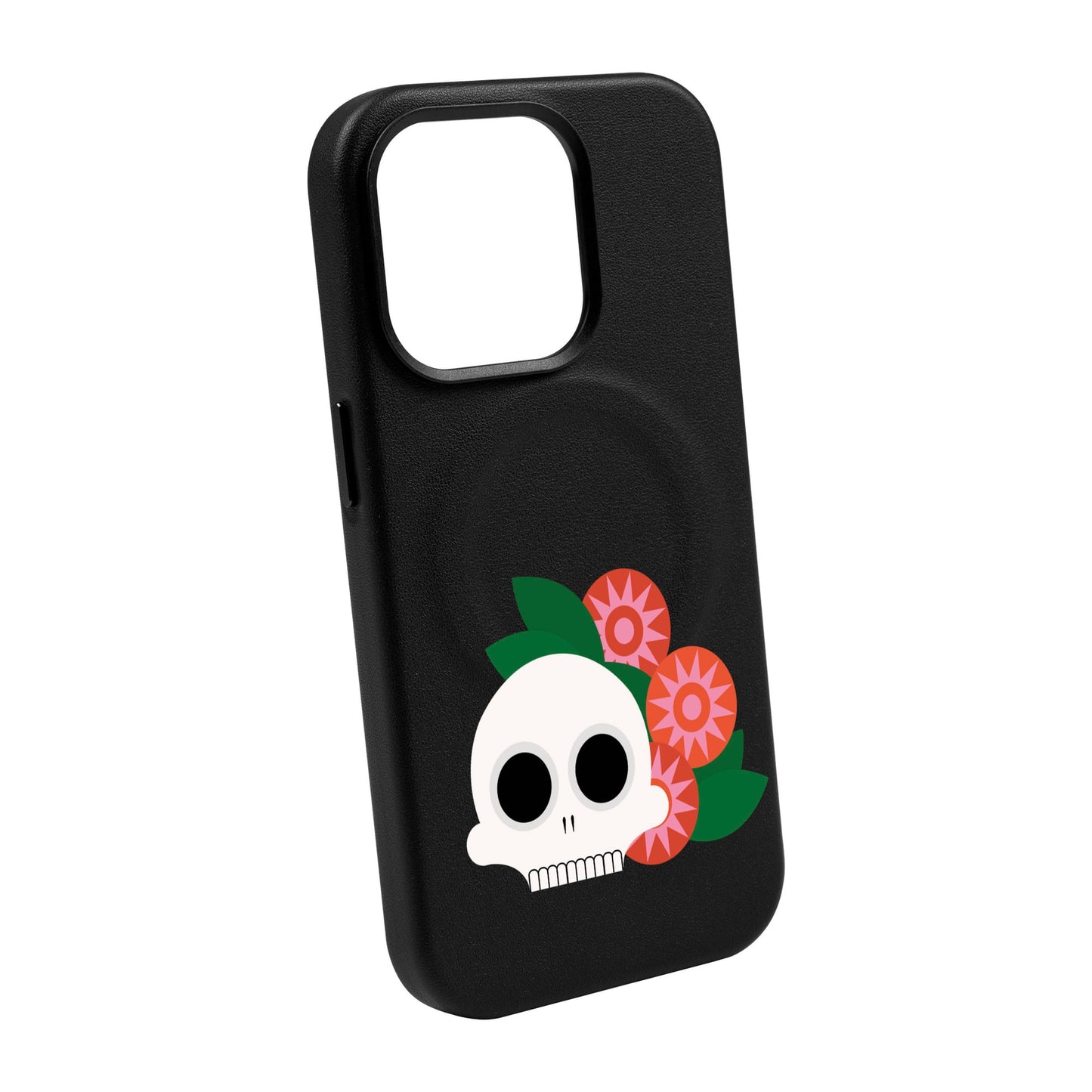 MEMENTO BLOOM-Leather Kılıf MagSafe Özellikli - iPhone 14 Pro