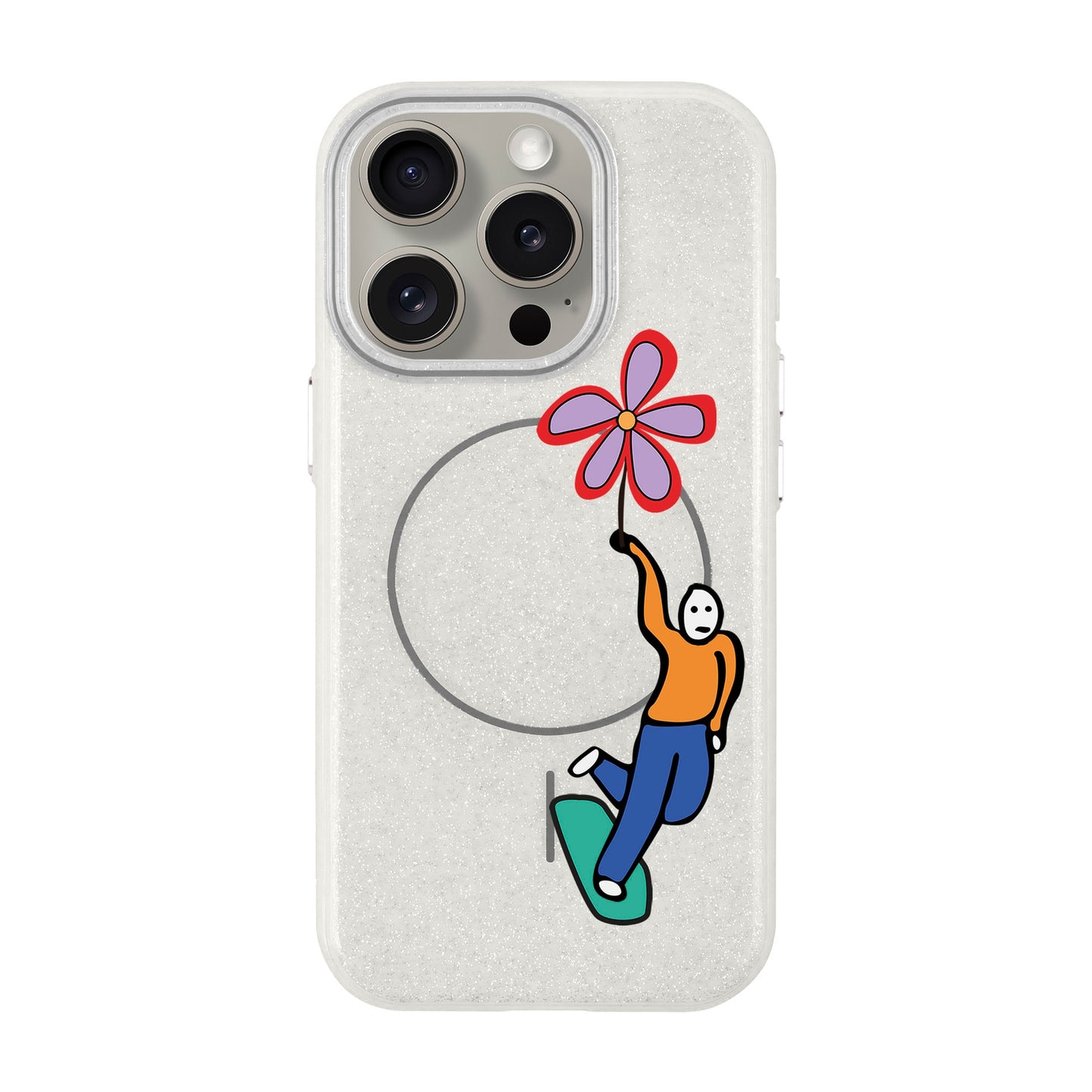 SKATEBOARDER-Radiant Kılıf MagSafe Özellikli - iPhone 15 Pro