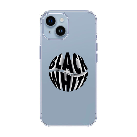BLACK WHITE-iPhone 14 Solid Kılıf