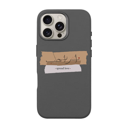 SPREAD LOVE-iPhone 16 Pro Max Leather Premium Kılıf MagSafe Özellikli