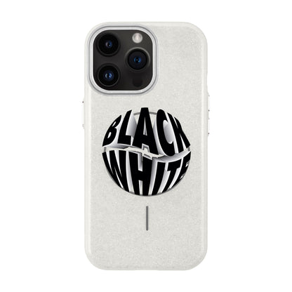 BLACK WHITE-iPhone 14 Pro Max Radiant Kılıf MagSafe Özellikli