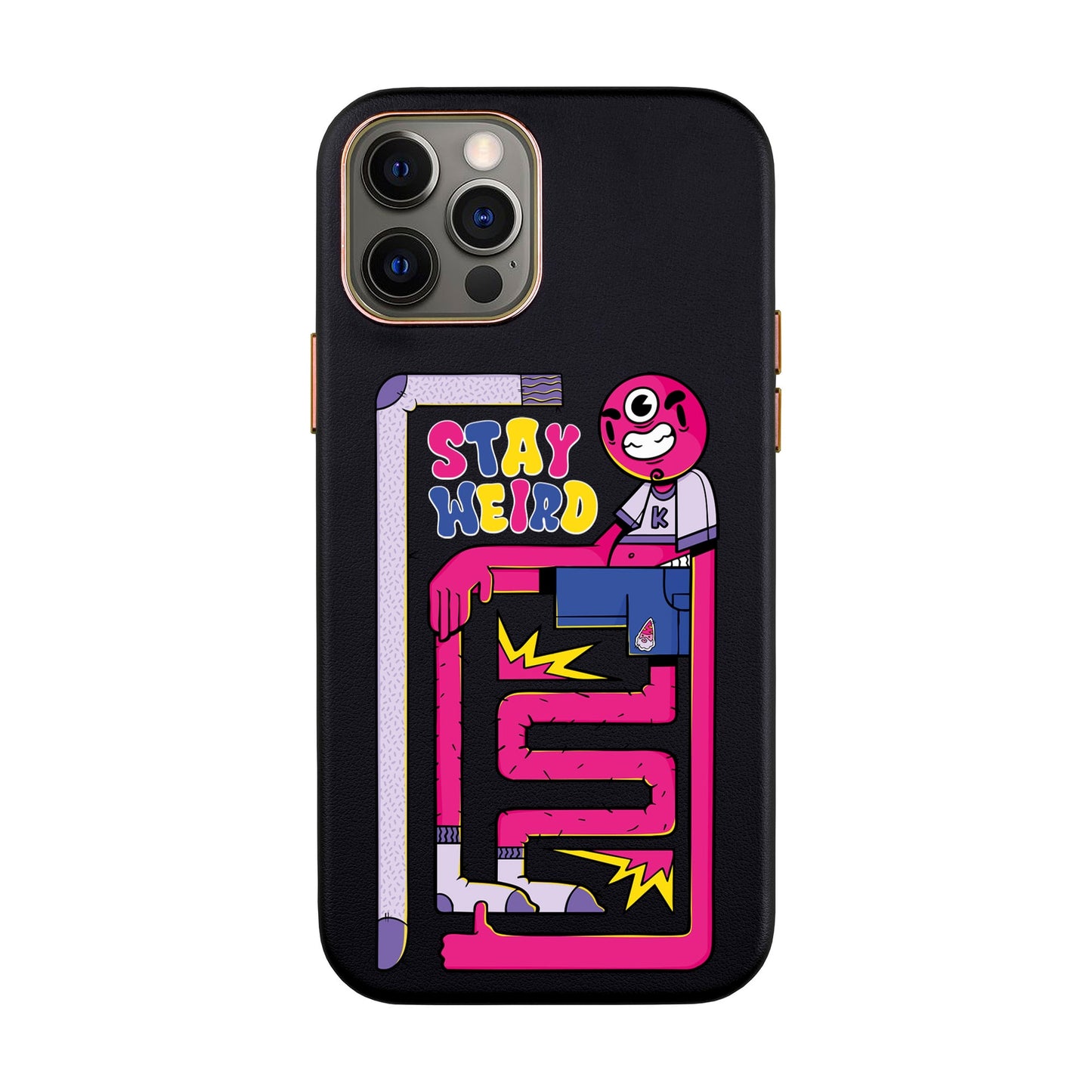 OG TOOTHY-iPhone XR Leather Kılıf
