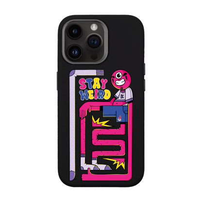 OG TOOTHY-iPhone 14 Pro Max Leather Premium Kılıf MagSafe Özellikli