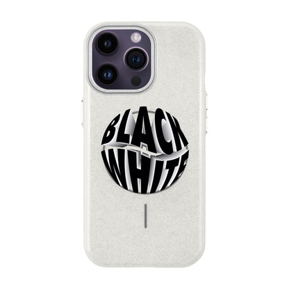 BLACK WHITE-iPhone 14 Pro Max Radiant Kılıf MagSafe Özellikli