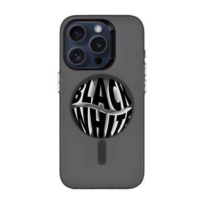 BLACK WHITE-iPhone 13 Pro Hold Kılıf MagSafe Özellikli