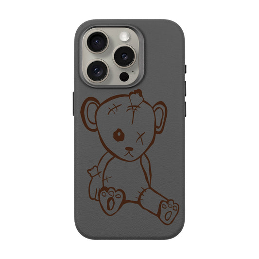 BABY BEAR-iPhone 15 Pro Leather Premium Kılıf MagSafe Özellikli