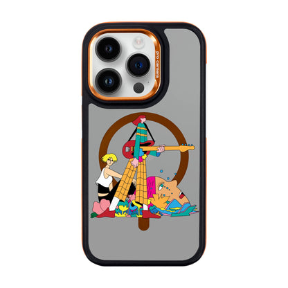 HER BAND-iPhone 14 Pro Dark Kılıf MagSafe Özellikli