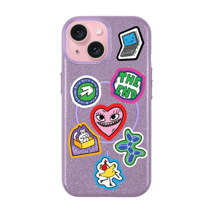 TŌTEN STICKERZ-Radiant Kılıf MagSafe Özellikli - iPhone 15