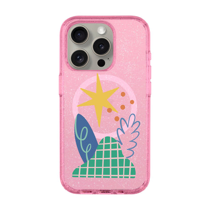 LITTLE NATURE-Shiny Kılıf MagSafe Özellikli - iPhone 15 Pro