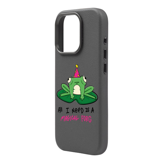 FORG-iPhone 16 Pro Leather Premium Kılıf MagSafe Özellikli