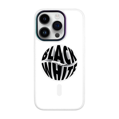 BLACK WHITE-iPhone 13 Pro Vigor Kılıf MagSafe Özellikli