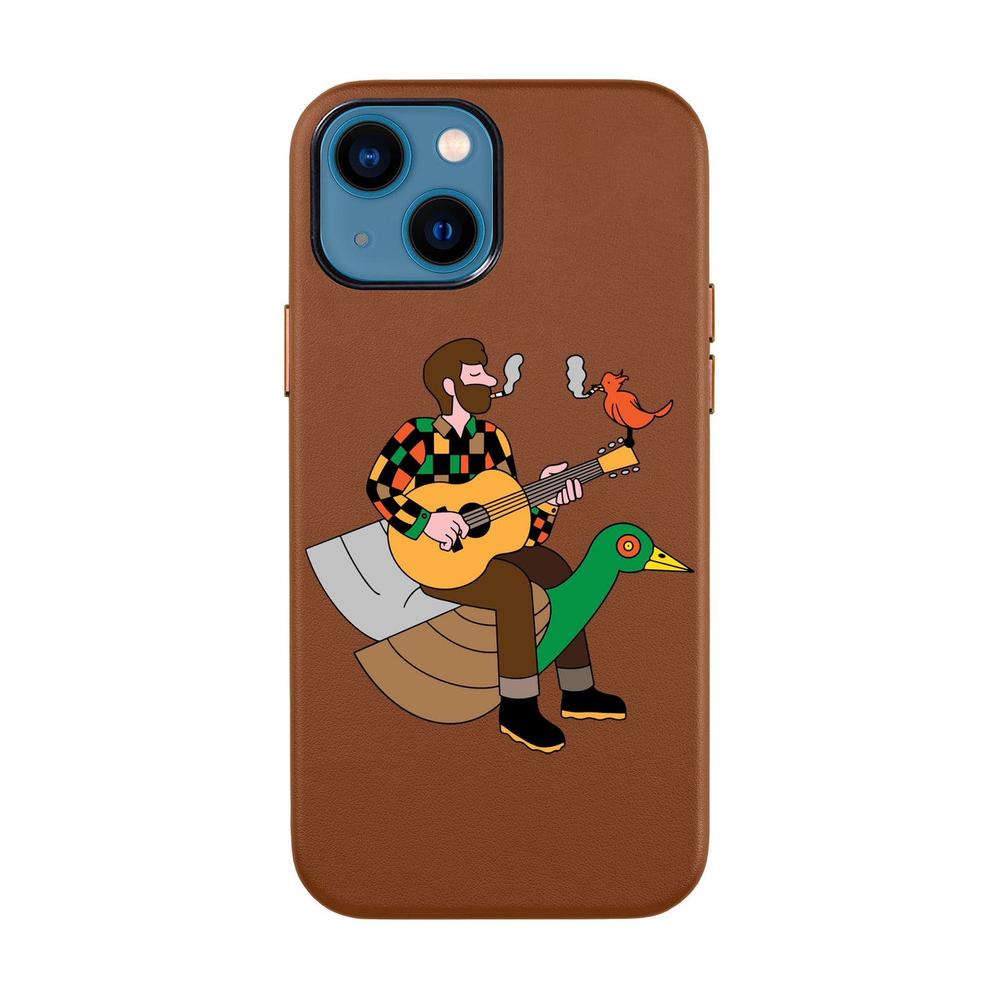 BIRDS OF A FEATHER-iPhone 14 Leather Kılıf