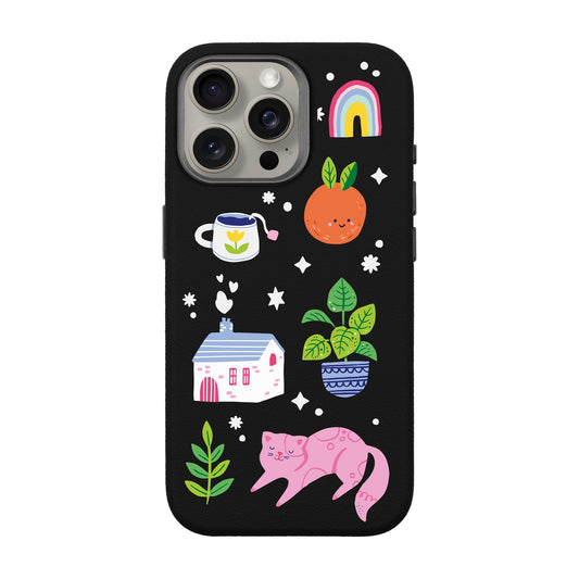 FRESH SPRING-iPhone 15 Pro Max Leather Premium Kılıf MagSafe Özellikli