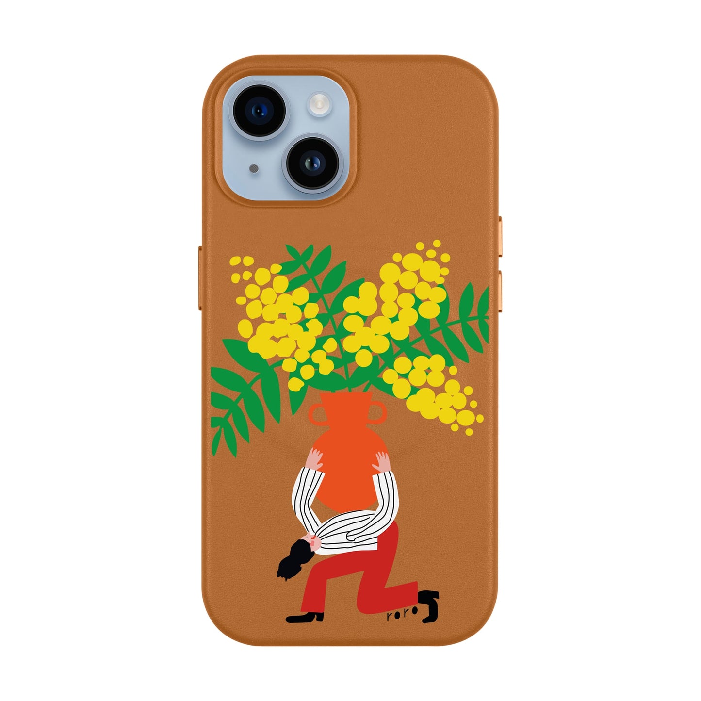 VASE-Leather Kılıf MagSafe Özellikli - iPhone 13