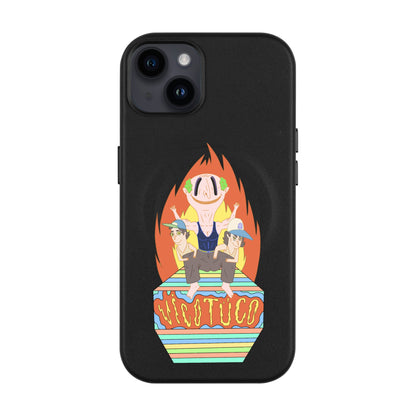 VİCOTÜCO ADAM-iPhone 14 Plus Leather Kılıf MagSafe Özellikli