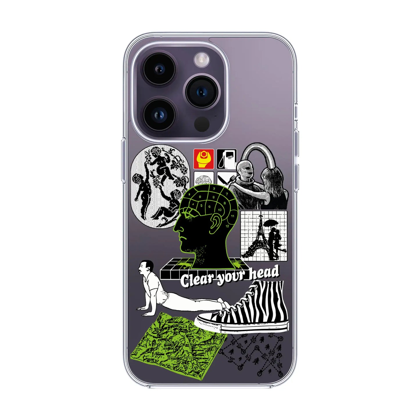 CLEAR YOUR HEAD-iPhone 14 Pro Solid Kılıf