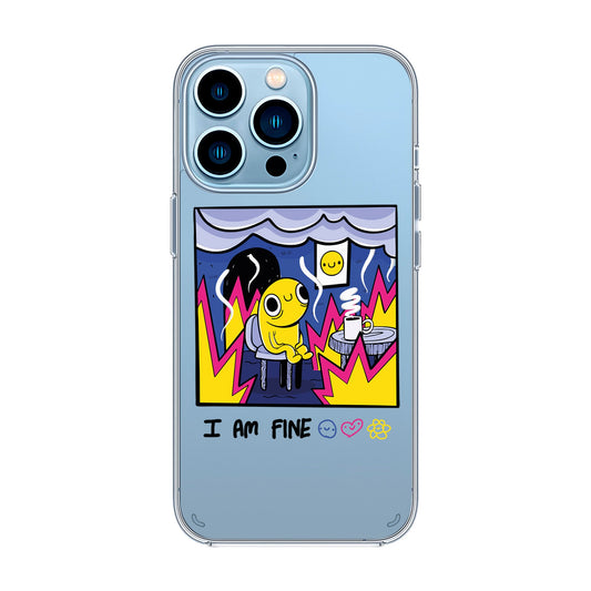 I AM FINE-iPhone Xs Max Solid Kılıf