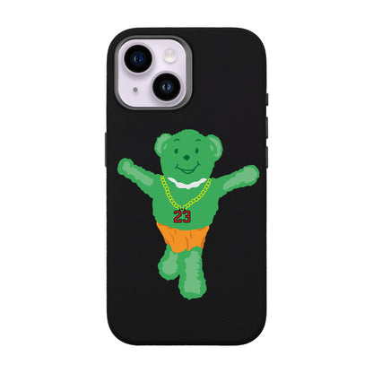 GREEN BEAR-iPhone 14 Leather Premium Kılıf MagSafe Özellikli