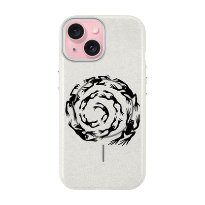 SWIRLING FROGS-iPhone 15 Plus Radiant Kılıf MagSafe Özellikli