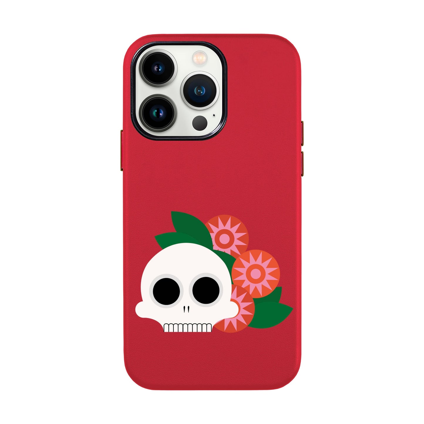 MEMENTO BLOOM-iPhone 13 Pro Leather Kılıf