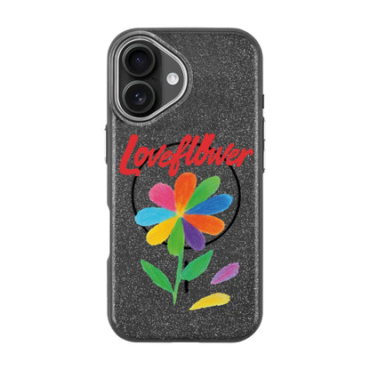 LOVE FLOWER-iPhone 16 Plus Radiant Kılıf MagSafe Özellikli