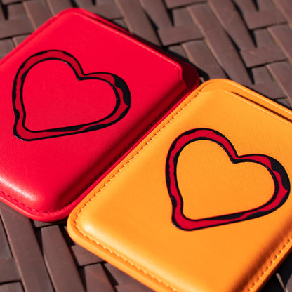 BOUNCE HEART-Leather Kartlık