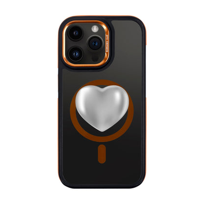 SILVER HEART-iPhone 14 Pro Max Dark Kılıf MagSafe Özellikli