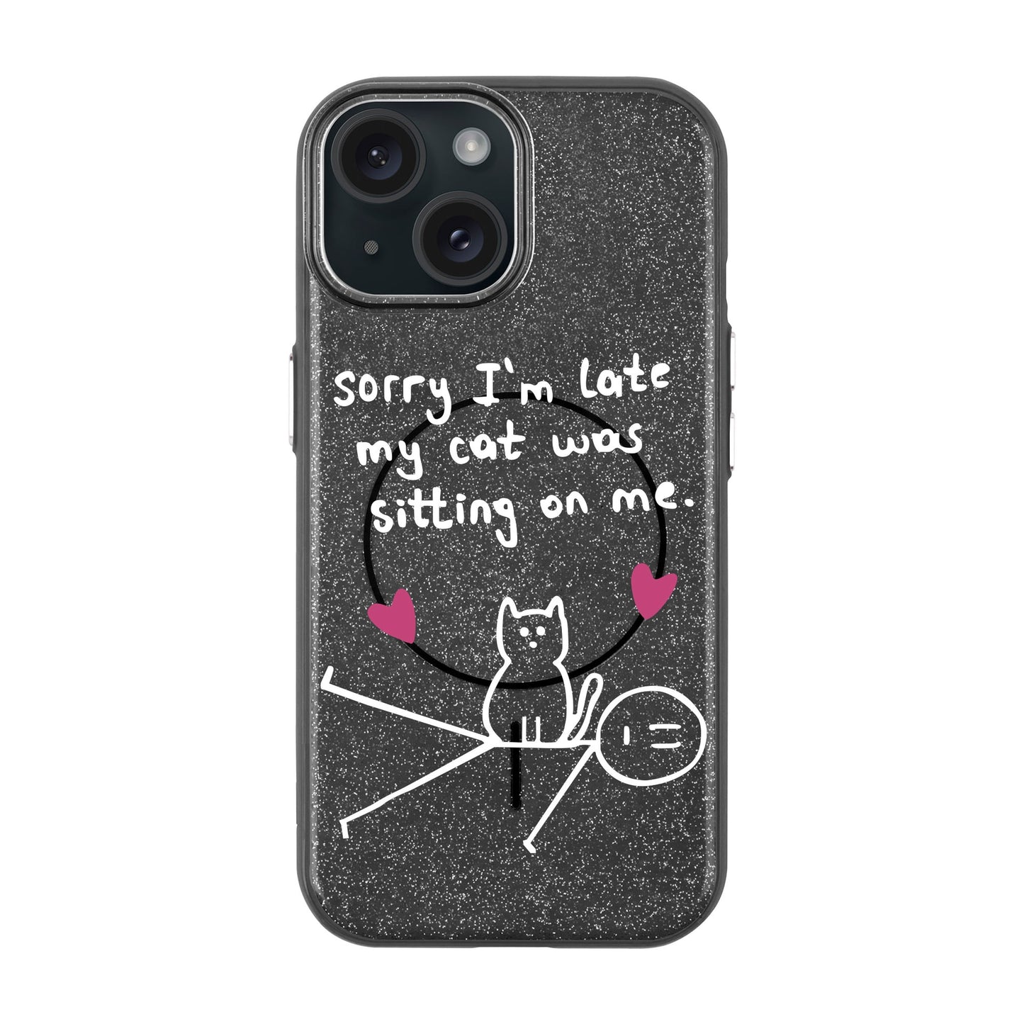 SORRY I'M LATE-iPhone 15 Plus Radiant Kılıf MagSafe Özellikli