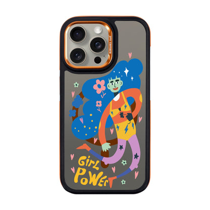 GIRL POWER-iPhone 15 Pro Max Dark Kılıf MagSafe Özellikli