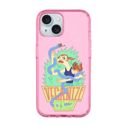 VEGANİZE-iPhone 15 Plus Shiny Kılıf MagSafe Özellikli
