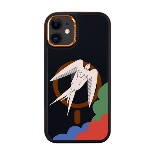 L’OISEAU LIBRE-iPhone 11 Dark Kılıf MagSafe Özellikli