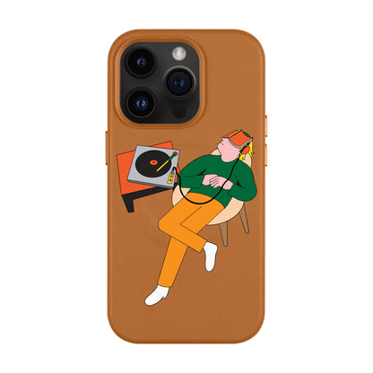 LAZY SUNDAY AFTERNOON-Leather Kılıf MagSafe Özellikli - iPhone 14 Pro