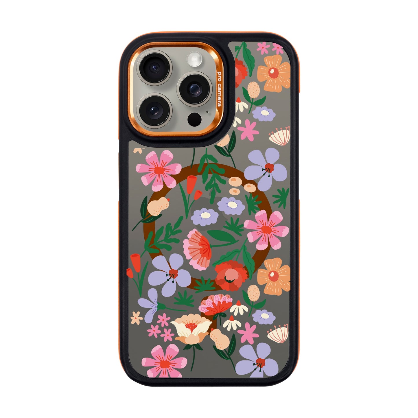 GRACIOUS-iPhone 15 Pro Max Dark Kılıf MagSafe Özellikli