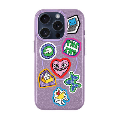 TŌTEN STICKERZ-Radiant Kılıf MagSafe Özellikli - iPhone 15 Pro