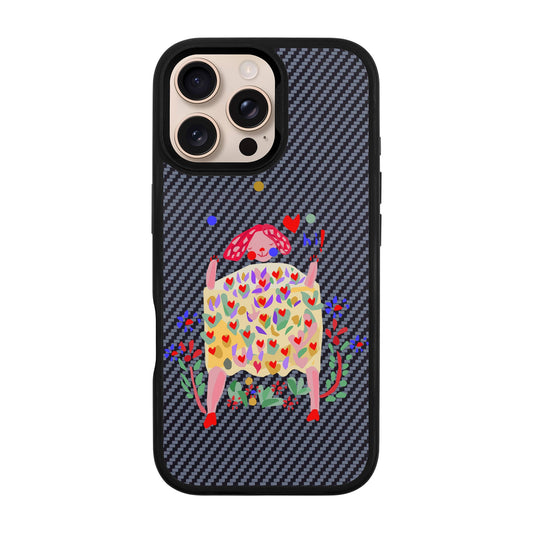 ÜÇ TOP-iPhone 16 Pro Max Plaid Kılıf MagSafe Özellikli