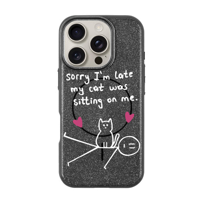 SORRY I'M LATE-iPhone 16 Pro Radiant Kılıf MagSafe Özellikli