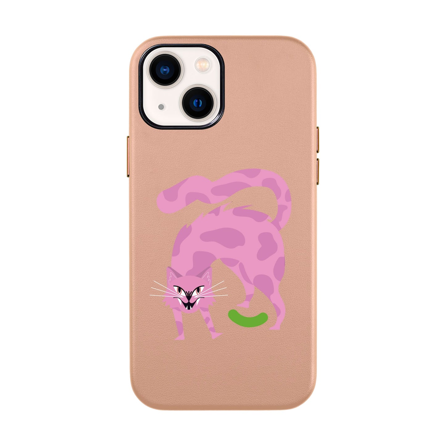 GRUMBLEPAWS-iPhone 14 Leather Kılıf