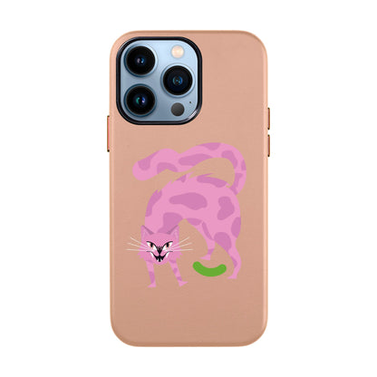 GRUMBLEPAWS-iPhone 13 Pro Max Leather Kılıf